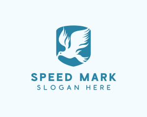 Blue Bird Hawk logo design