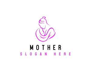 Mother Child Infant logo design