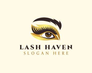 Beautiful Eyelashes Cosmetics logo design