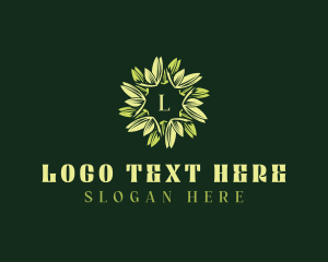 Gardening - Botanical Leaves Garden logo design