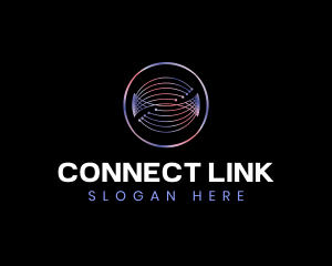 Link Technology Network logo design