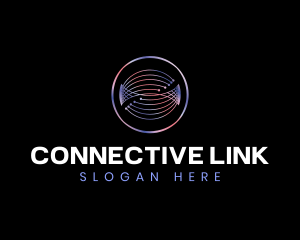 Network - Link Technology Network logo design