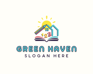 Daycare Nursery Book logo design