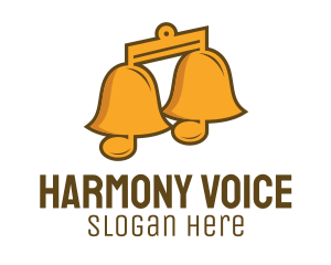 Sing - Golden Music Bells logo design