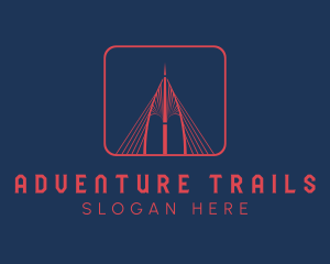 Suspension Bridge Landmark logo design