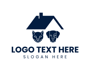 Vet Med - Pet Care House logo design