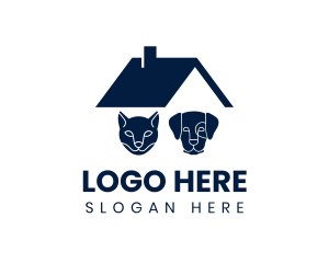 Puppy - Pet Care House logo design