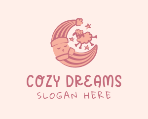 Pajamas - Sheep Moon Pajamas logo design