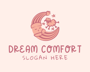 Sheep Moon Pajamas logo design