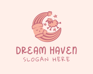 Sheep Moon Pajamas logo design