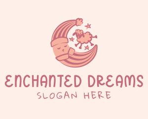 Sheep Moon Pajamas logo design