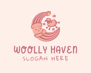 Sheep Moon Pajamas logo design