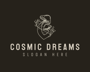 Psychedelic - Organic Psychedelic Shrooms logo design