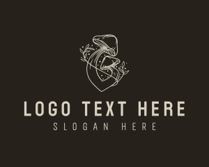 Psychedelic - Organic Psychedelic Shrooms logo design