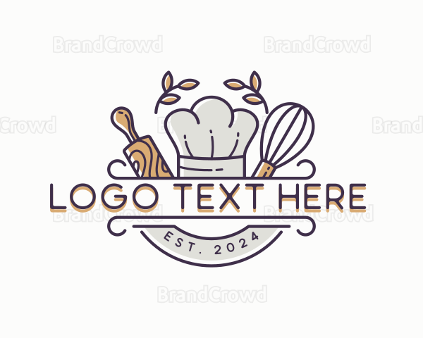 Toque Patisserie Baker Logo