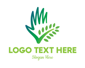 Grass - Lawn Plant Care logo design