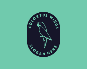 Parrot - Parrot Aviary Badge logo design