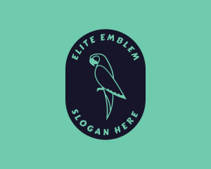 Badge - Parrot Aviary Badge logo design