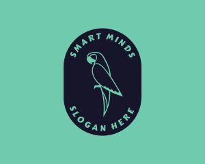 Wildlife Conservation - Parrot Aviary Badge logo design