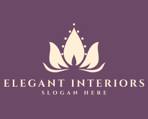 Elegant Lotus Spa logo design