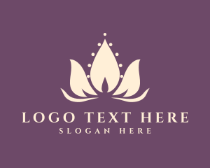 Relaxing - Elegant Lotus Spa logo design