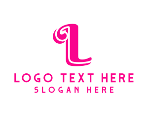 Vlogger - Feminine Beauty Business logo design