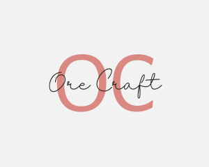 Feminine Script Fashion Brand logo design