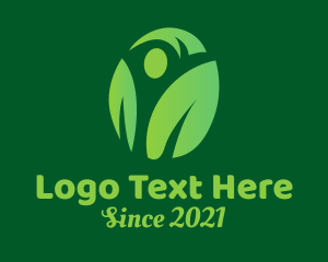 Healthy Living - Eco Leaf Farm logo design