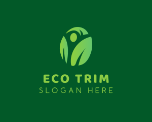 Eco Leaf Farm logo design