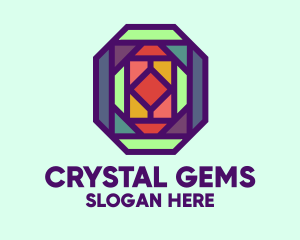 Colorful Stained Glass logo design