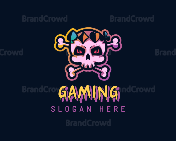 Casino Skull Gaming Logo