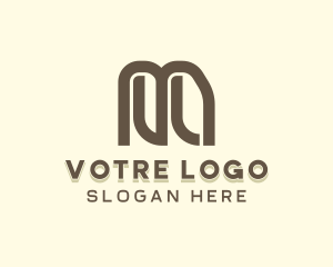 Professional - Corporate Business Letter M logo design