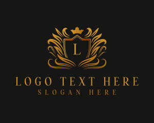 High End - Elegant Premium Shield logo design