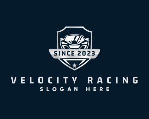 Car Racing Vehicle logo design