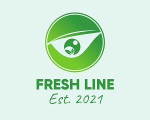 Green Eye Emblem  logo design