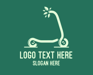 Eco Leaf Scooter Logo