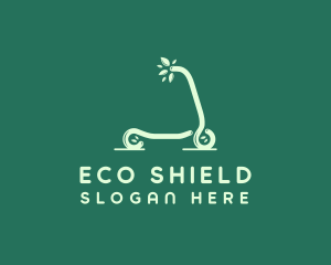 Eco Leaf Scooter logo design