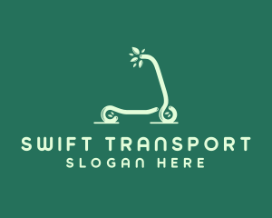 Eco Leaf Scooter logo design