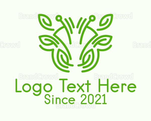 Green Cow Plant Logo