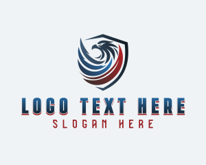 Avian - Shield Patriotic Eagle logo design