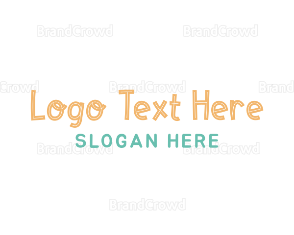 Playful Cute Wordmark Logo