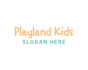 Playful Cute Wordmark logo design