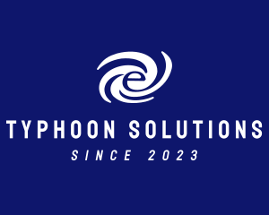 Typhoon - Vortex Weather Typhoon logo design