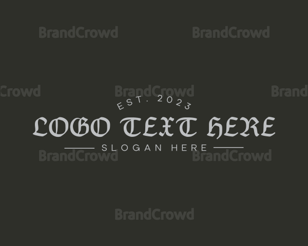 Brand Gothic Business Logo