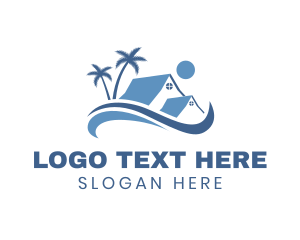 Resort - Beach House Vacation logo design