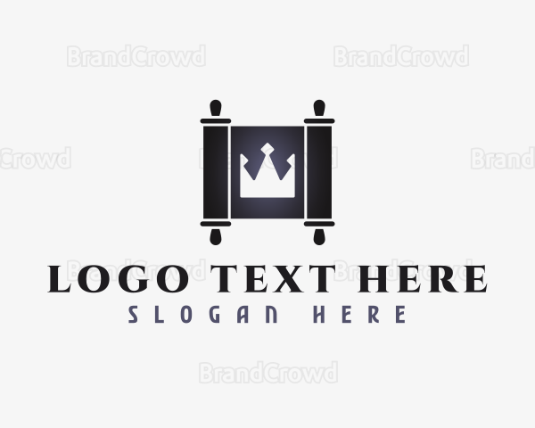 Royal Crown Scroll Logo