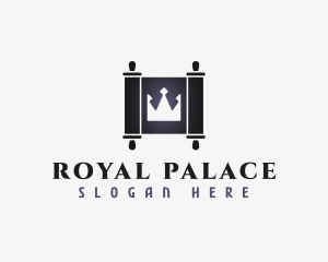 Royal Crown Scroll logo design