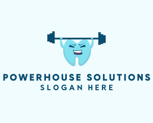 Strong - Strong Tooth Weightlifting logo design