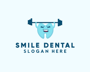 Strong Tooth Weightlifting logo design