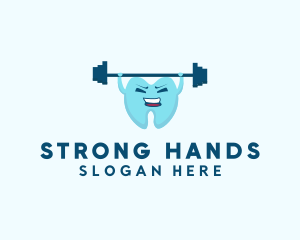 Strong Tooth Weightlifting logo design